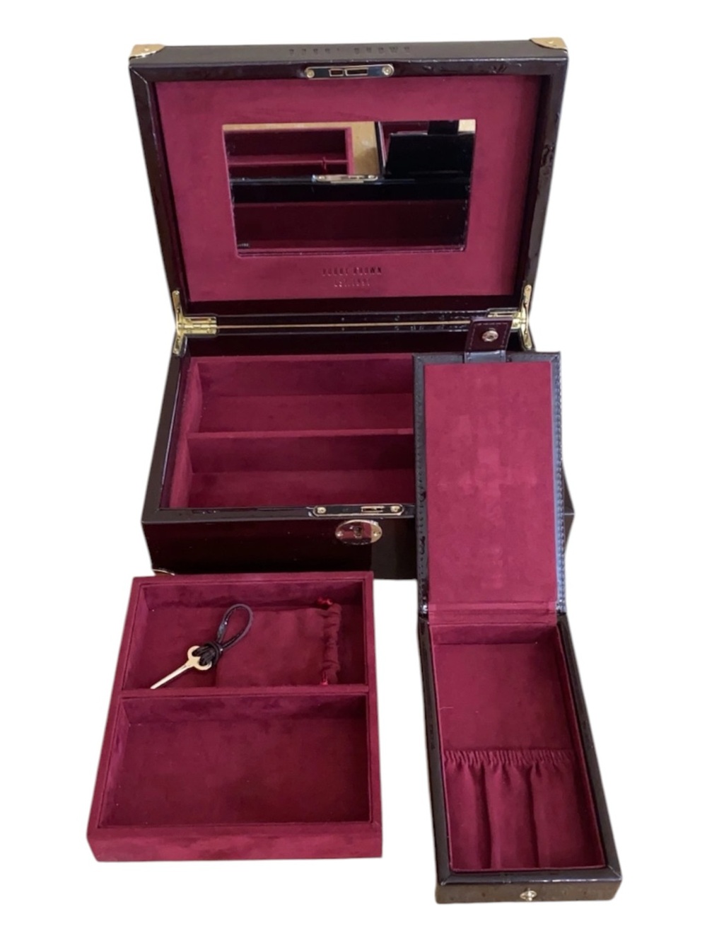 BOBBY BROWN Jewelry/Beauty Case-RARE find LTD EDITION-8"x11"x4"-pristine condit.